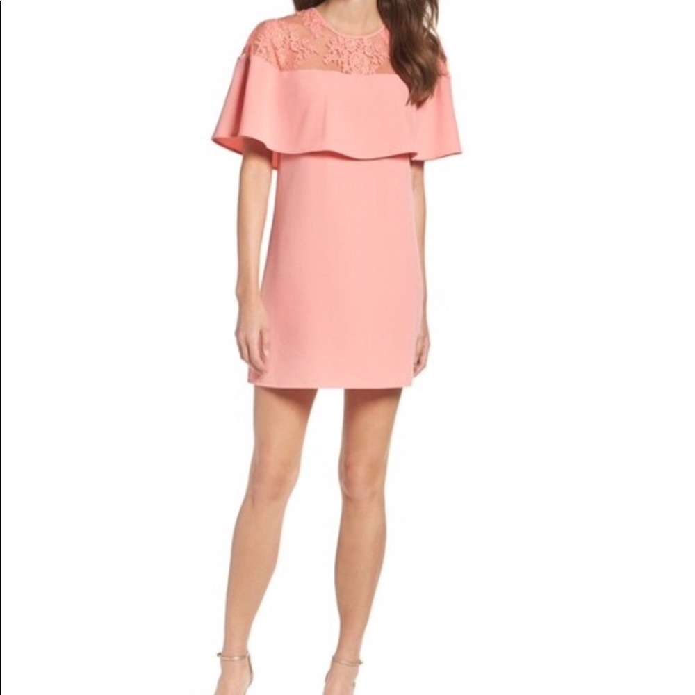 BB Dakota RSVP coral short dress